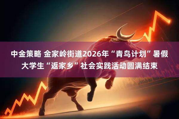 中金策略 金家岭街道2026年“青鸟计划”暑假大学生“返家乡”社会实践活动圆满结束